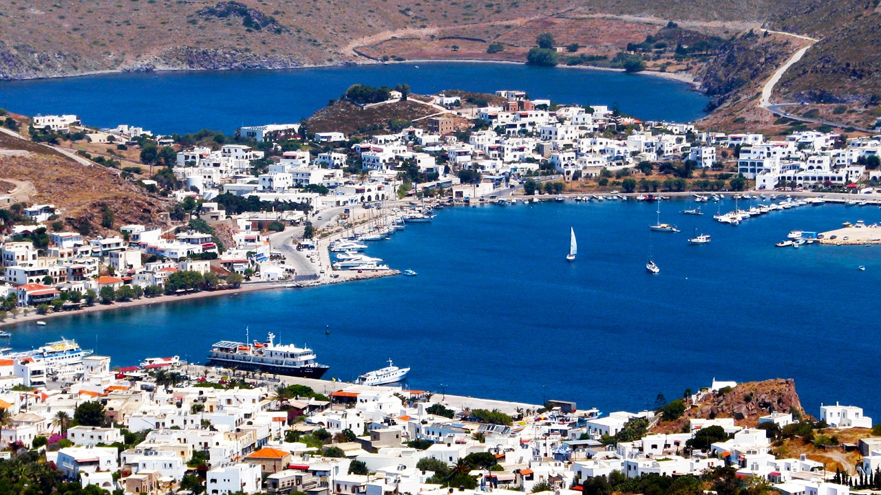 Isla Patmos Grecia Islas Griegas Del Dodecaneso